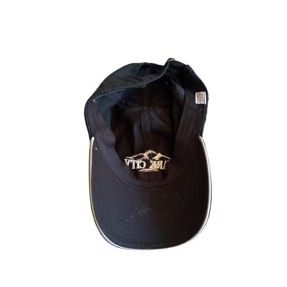Park City Utah Black Embroidered Hat Cap Adjustable - Picture 5 of 6